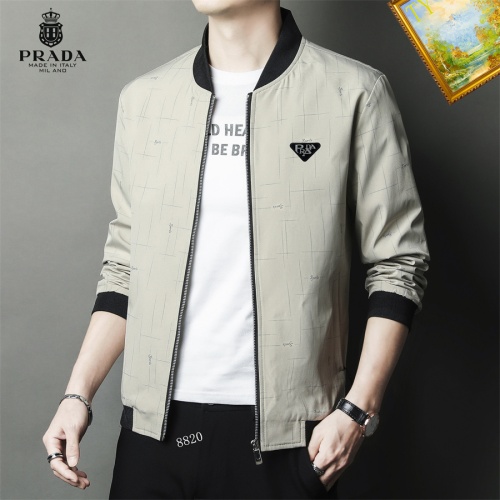 Cheap Prada Jackets Long Sleeved For Men #1254319 Replica Wholesale [$60.00 USD] [ITEM#1254319] on Replica Prada Jackets