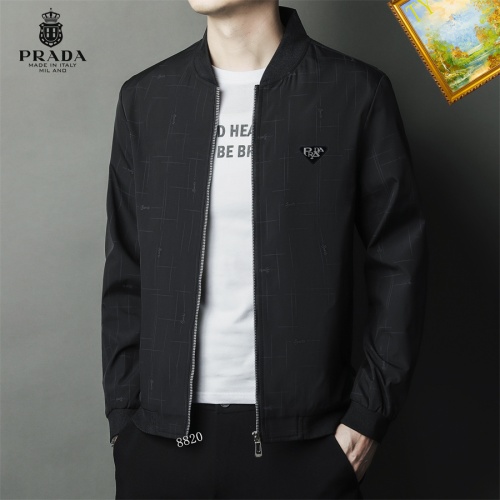 Cheap Prada Jackets Long Sleeved For Men #1254321 Replica Wholesale [$60.00 USD] [ITEM#1254321] on Replica Prada Jackets