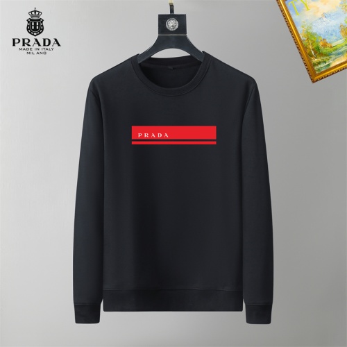 Cheap Prada Hoodies Long Sleeved For Men #1254329 Replica Wholesale [$40.00 USD] [ITEM#1254329] on Replica Prada Hoodies