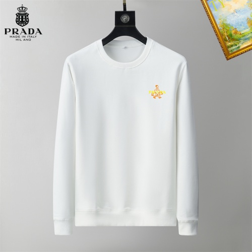 Cheap Prada Hoodies Long Sleeved For Men #1254364 Replica Wholesale [$40.00 USD] [ITEM#1254364] on Replica Prada Hoodies