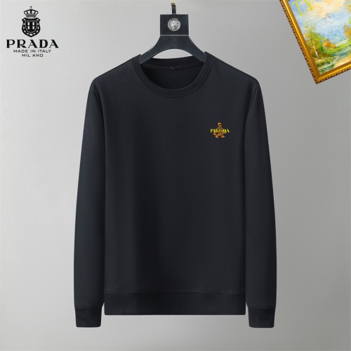 Cheap Prada Hoodies Long Sleeved For Men #1254365 Replica Wholesale [$40.00 USD] [ITEM#1254365] on Replica Prada Hoodies