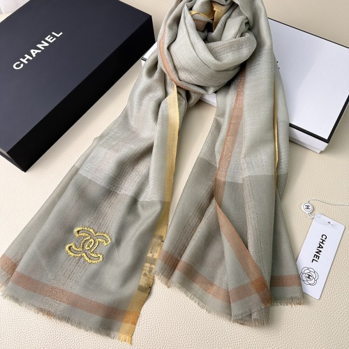 Cheap Chanel Scarves #1254425 Replica Wholesale [$56.00 USD] [ITEM#1254425] on Replica Chanel Scarves