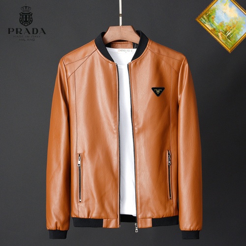 Cheap Prada Jackets Long Sleeved For Men #1254434 Replica Wholesale [$60.00 USD] [ITEM#1254434] on Replica Prada Jackets