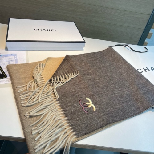 Cheap Chanel Scarves #1254452 Replica Wholesale [$64.00 USD] [ITEM#1254452] on Replica Chanel Scarves