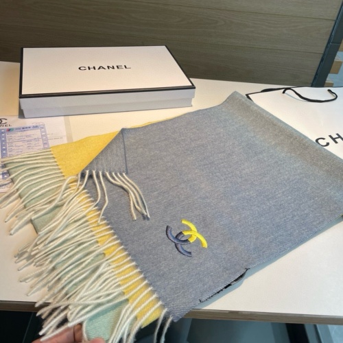 Cheap Chanel Scarves #1254453 Replica Wholesale [$64.00 USD] [ITEM#1254453] on Replica Chanel Scarves