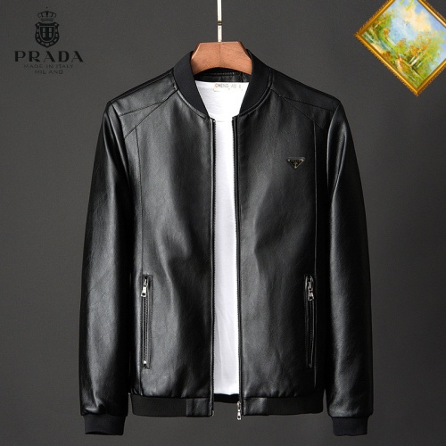 Cheap Prada Jackets Long Sleeved For Men #1254466 Replica Wholesale [$60.00 USD] [ITEM#1254466] on Replica Prada Jackets