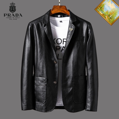 Cheap Prada Jackets Long Sleeved For Men #1254491 Replica Wholesale [$60.00 USD] [ITEM#1254491] on Replica Prada Jackets