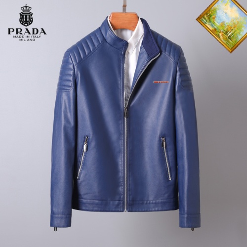 Cheap Prada Jackets Long Sleeved For Men #1254495 Replica Wholesale [$60.00 USD] [ITEM#1254495] on Replica Prada Jackets