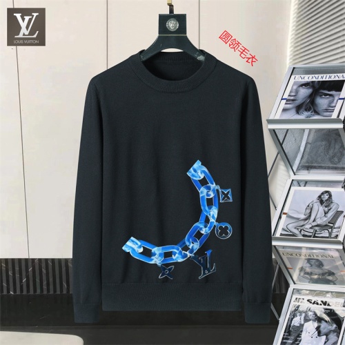 Cheap Louis Vuitton LV Sweaters Long Sleeved For Men #1254591 Replica Wholesale [$45.00 USD] [ITEM#1254591] on Replica Louis Vuitton LV Sweaters