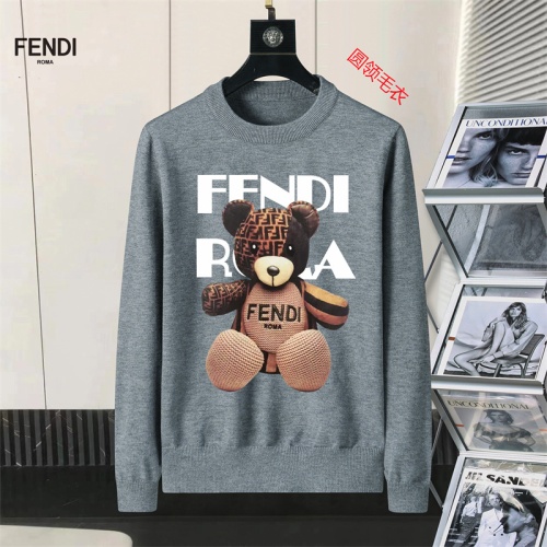 Cheap Fendi Sweaters Long Sleeved For Men #1254601 Replica Wholesale [$45.00 USD] [ITEM#1254601] on Replica Fendi Sweaters