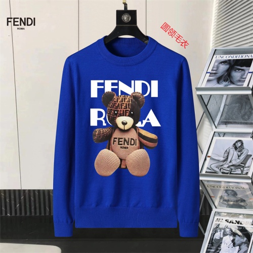 Cheap Fendi Sweaters Long Sleeved For Men #1254603 Replica Wholesale [$45.00 USD] [ITEM#1254603] on Replica Fendi Sweaters