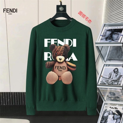 Cheap Fendi Sweaters Long Sleeved For Men #1254604 Replica Wholesale [$45.00 USD] [ITEM#1254604] on Replica Fendi Sweaters