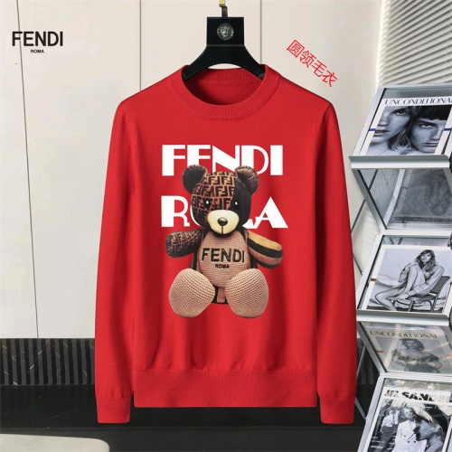 Cheap Fendi Sweaters Long Sleeved For Men #1254605 Replica Wholesale [$45.00 USD] [ITEM#1254605] on Replica Fendi Sweaters