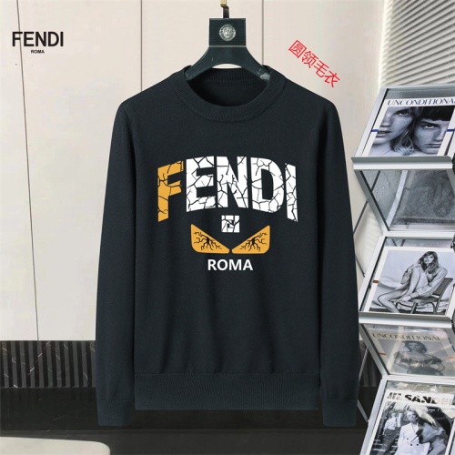 Cheap Fendi Sweaters Long Sleeved For Men #1254620 Replica Wholesale [$45.00 USD] [ITEM#1254620] on Replica Fendi Sweaters