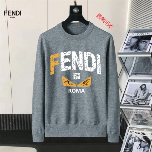 Cheap Fendi Sweaters Long Sleeved For Men #1254622 Replica Wholesale [$45.00 USD] [ITEM#1254622] on Replica Fendi Sweaters