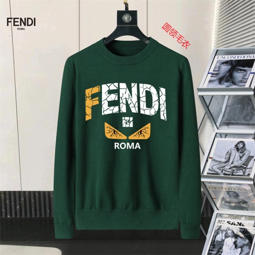 Cheap Fendi Sweaters Long Sleeved For Men #1254623 Replica Wholesale [$45.00 USD] [ITEM#1254623] on Replica Fendi Sweaters