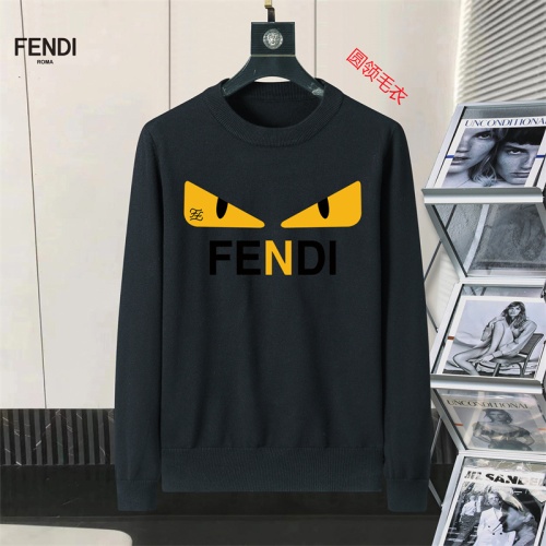 Cheap Fendi Sweaters Long Sleeved For Men #1254630 Replica Wholesale [$45.00 USD] [ITEM#1254630] on Replica Fendi Sweaters