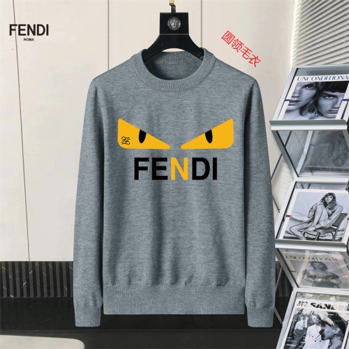 Cheap Fendi Sweaters Long Sleeved For Men #1254631 Replica Wholesale [$45.00 USD] [ITEM#1254631] on Replica Fendi Sweaters