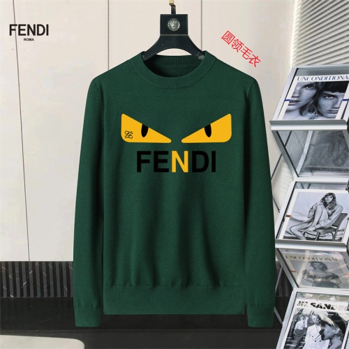 Cheap Fendi Sweaters Long Sleeved For Men #1254633 Replica Wholesale [$45.00 USD] [ITEM#1254633] on Replica Fendi Sweaters