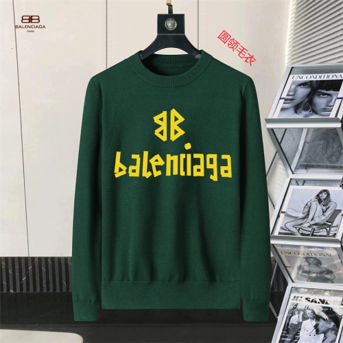 Cheap Balenciaga Sweaters Long Sleeved For Men #1254639 Replica Wholesale [$45.00 USD] [ITEM#1254639] on Replica Balenciaga Sweaters