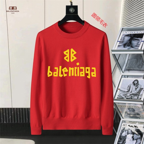 Cheap Balenciaga Sweaters Long Sleeved For Men #1254640 Replica Wholesale [$45.00 USD] [ITEM#1254640] on Replica Balenciaga Sweaters