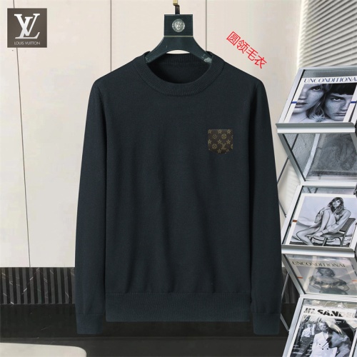 Cheap Louis Vuitton LV Sweaters Long Sleeved For Men #1254642 Replica Wholesale [$45.00 USD] [ITEM#1254642] on Replica Louis Vuitton LV Sweaters