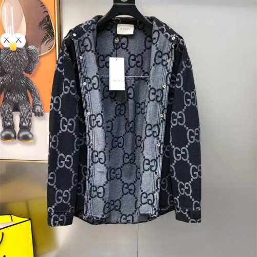 Cheap Gucci Jackets Long Sleeved For Men #1254675 Replica Wholesale [$56.00 USD] [ITEM#1254675] on Replica Gucci Jackets