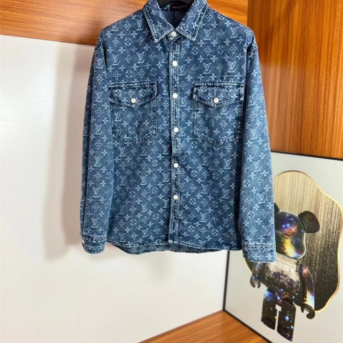 Cheap Louis Vuitton LV Jackets Long Sleeved For Men #1254676 Replica Wholesale [$56.00 USD] [ITEM#1254676] on Replica Louis Vuitton LV Jackets