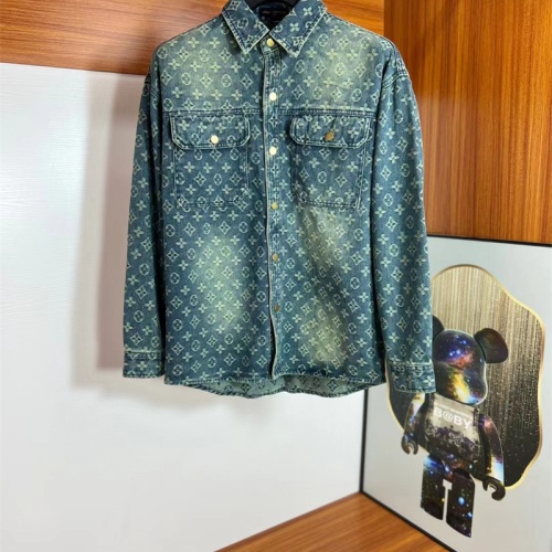 Cheap Louis Vuitton LV Jackets Long Sleeved For Men #1254683 Replica Wholesale [$56.00 USD] [ITEM#1254683] on Replica Louis Vuitton LV Jackets