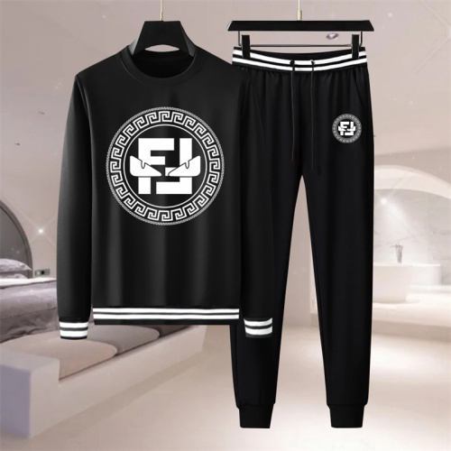 Cheap Fendi Tracksuits Long Sleeved For Men #1254748 Replica Wholesale [$88.00 USD] [ITEM#1254748] on Replica Fendi Tracksuits