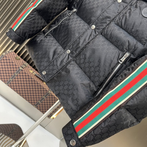 Cheap Gucci Down Feather Coat Long Sleeved For Unisex #1254865 Replica Wholesale [$240.00 USD] [ITEM#1254865] on Replica Gucci Down Feather Coat