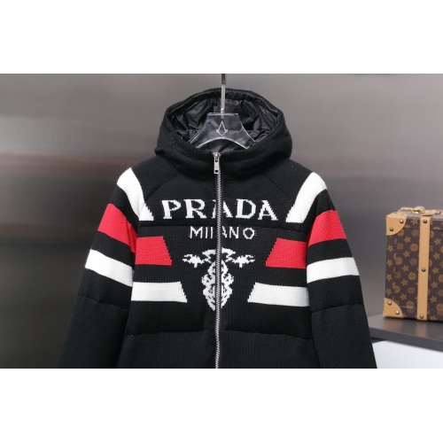 Cheap Prada Down Feather Coat Long Sleeved For Unisex #1254893 Replica Wholesale [$240.00 USD] [ITEM#1254893] on Replica Prada Down Feather Coat