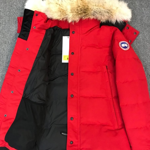 Cheap Canada Goose Down Feather Coat Long Sleeved For Men #1254906 Replica Wholesale [$172.00 USD] [ITEM#1254906] on Replica Canada Goose Down Feather Coat