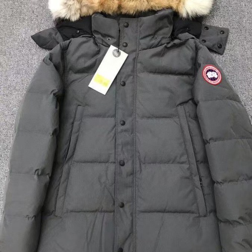 Cheap Canada Goose Down Feather Coat Long Sleeved For Men #1254907 Replica Wholesale [$172.00 USD] [ITEM#1254907] on Replica Canada Goose Down Feather Coat