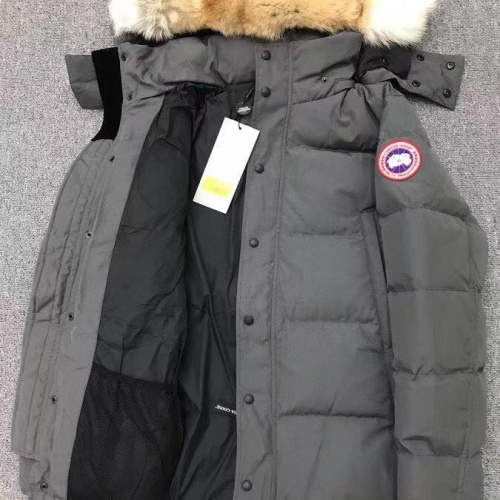 Cheap Canada Goose Down Feather Coat Long Sleeved For Men #1254907 Replica Wholesale [$172.00 USD] [ITEM#1254907] on Replica Canada Goose Down Feather Coat