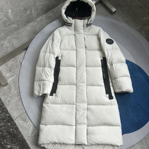 Cheap Canada Goose Down Feather Coat Long Sleeved For Women #1254935 Replica Wholesale [$220.00 USD] [ITEM#1254935] on Replica Canada Goose Down Feather Coat