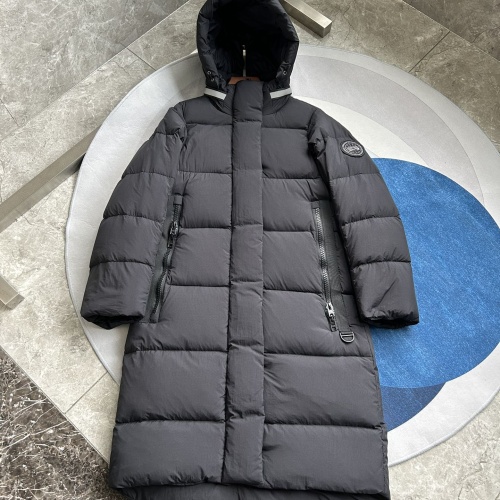 Cheap Canada Goose Down Feather Coat Long Sleeved For Women #1254936 Replica Wholesale [$220.00 USD] [ITEM#1254936] on Replica Canada Goose Down Feather Coat