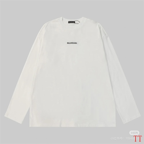 Cheap Balenciaga T-Shirts Long Sleeved For Unisex #1255120 Replica Wholesale [$45.00 USD] [ITEM#1255120] on Replica Balenciaga T-Shirts