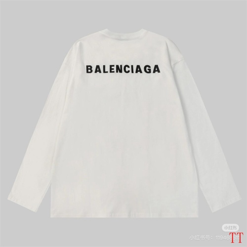 Cheap Balenciaga T-Shirts Long Sleeved For Unisex #1255120 Replica Wholesale [$45.00 USD] [ITEM#1255120] on Replica Balenciaga T-Shirts