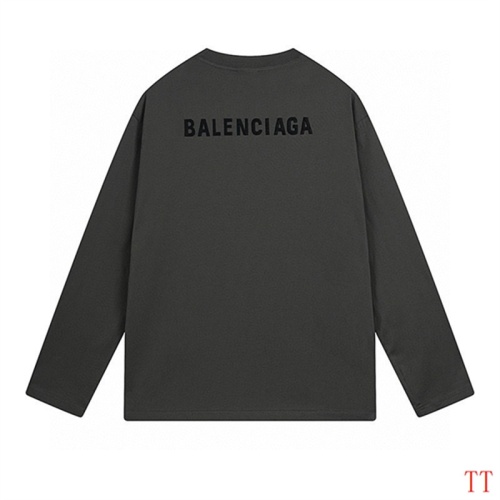 Cheap Balenciaga T-Shirts Long Sleeved For Unisex #1255122 Replica Wholesale [$45.00 USD] [ITEM#1255122] on Replica Balenciaga T-Shirts