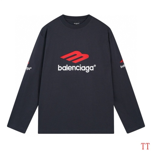 Cheap Balenciaga T-Shirts Long Sleeved For Unisex #1255127 Replica Wholesale [$45.00 USD] [ITEM#1255127] on Replica Balenciaga T-Shirts