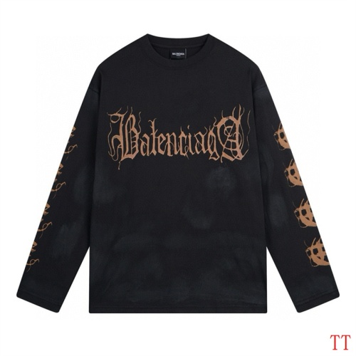 Cheap Balenciaga T-Shirts Long Sleeved For Unisex #1255147 Replica Wholesale [$48.00 USD] [ITEM#1255147] on Replica Balenciaga T-Shirts