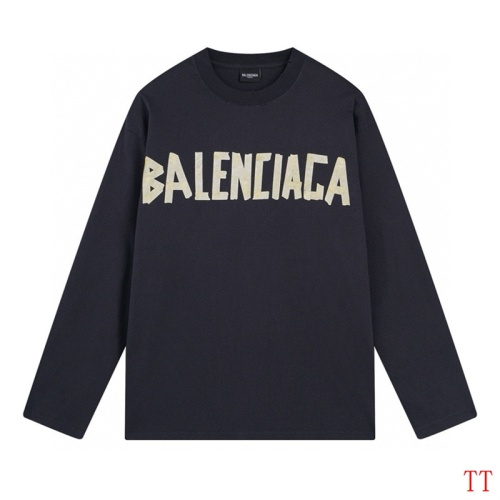 Cheap Balenciaga T-Shirts Long Sleeved For Unisex #1255155 Replica Wholesale [$45.00 USD] [ITEM#1255155] on Replica Balenciaga T-Shirts