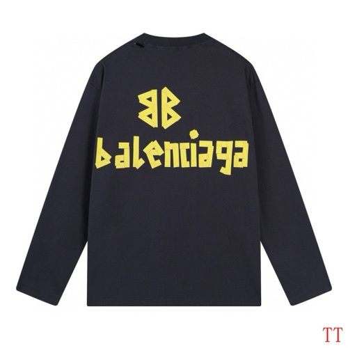 Cheap Balenciaga T-Shirts Long Sleeved For Unisex #1255155 Replica Wholesale [$45.00 USD] [ITEM#1255155] on Replica Balenciaga T-Shirts