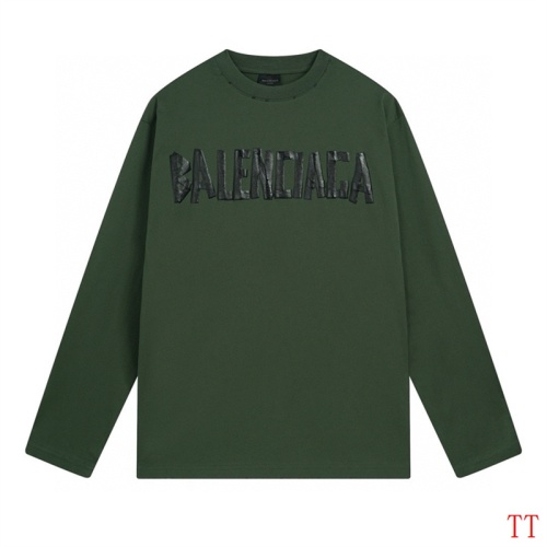 Cheap Balenciaga T-Shirts Long Sleeved For Unisex #1255157 Replica Wholesale [$45.00 USD] [ITEM#1255157] on Replica Balenciaga T-Shirts