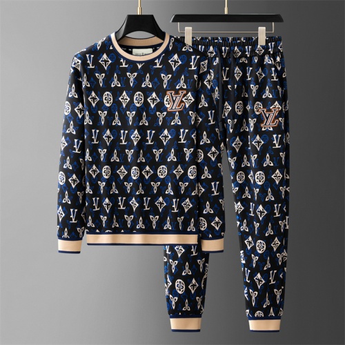 Cheap Louis Vuitton LV Tracksuits Long Sleeved For Men #1255244 Replica Wholesale [$88.00 USD] [ITEM#1255244] on Replica Louis Vuitton LV Tracksuits