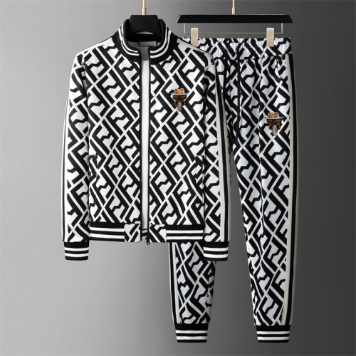 Cheap Fendi Tracksuits Long Sleeved For Men #1255247 Replica Wholesale [$88.00 USD] [ITEM#1255247] on Replica Fendi Tracksuits