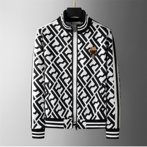 Cheap Fendi Tracksuits Long Sleeved For Men #1255247 Replica Wholesale [$88.00 USD] [ITEM#1255247] on Replica Fendi Tracksuits