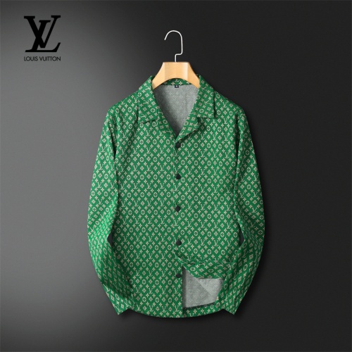 Cheap Louis Vuitton LV Tracksuits Long Sleeved For Men #1255265 Replica Wholesale [$92.00 USD] [ITEM#1255265] on Replica Louis Vuitton LV Tracksuits