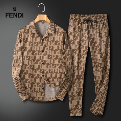 Cheap Fendi Tracksuits Long Sleeved For Men #1255267 Replica Wholesale [$92.00 USD] [ITEM#1255267] on Replica Fendi Tracksuits